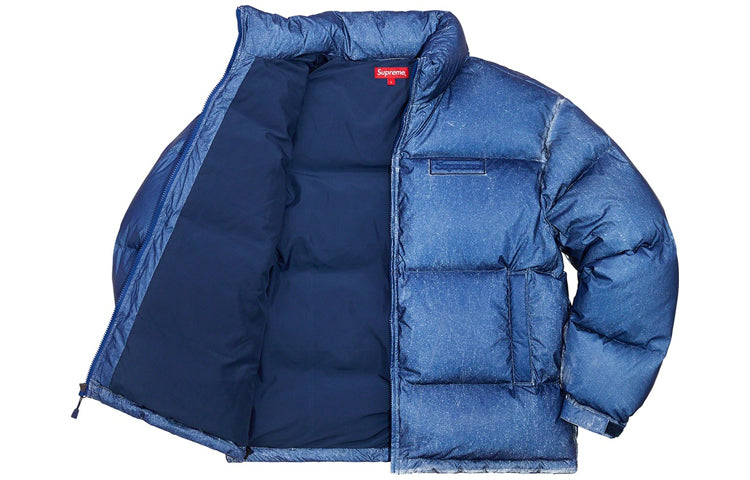 Supreme Reflective Speckled Down Jacket 'Blue' SUP-FW20-321