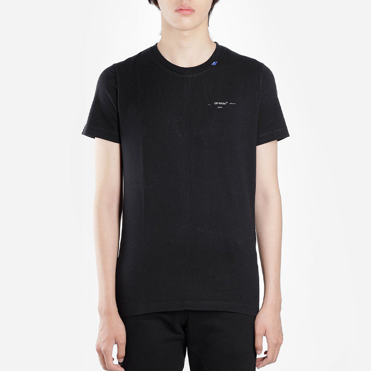 Off-White Backbone 3M Arrows Slim Tee Black OMAA027E191850011091
