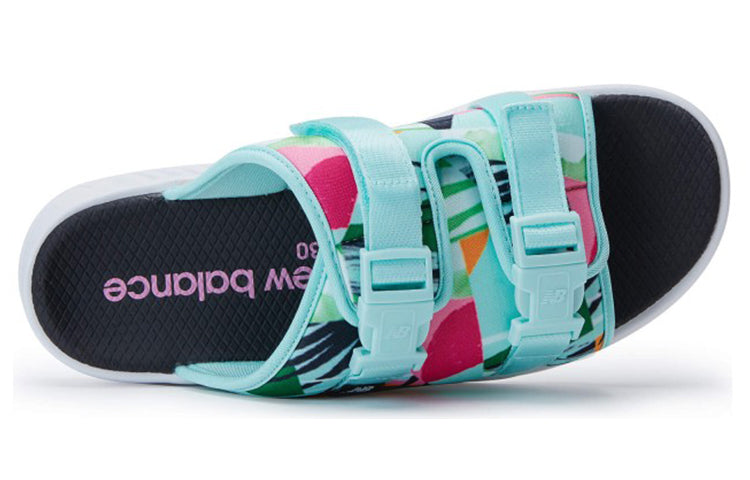 New Balance 330 Buckle Slides Green SDL330BY