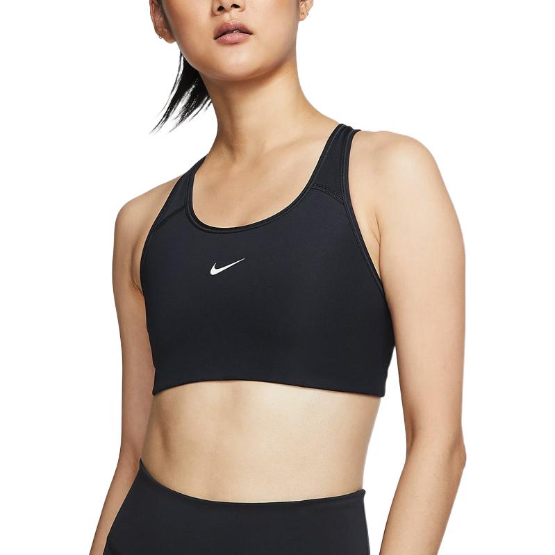(WMNS) Nike Dri-FIT Swoosh Medium-Support 1-Piece Pad Sports Bra 'Black' BV3636-010