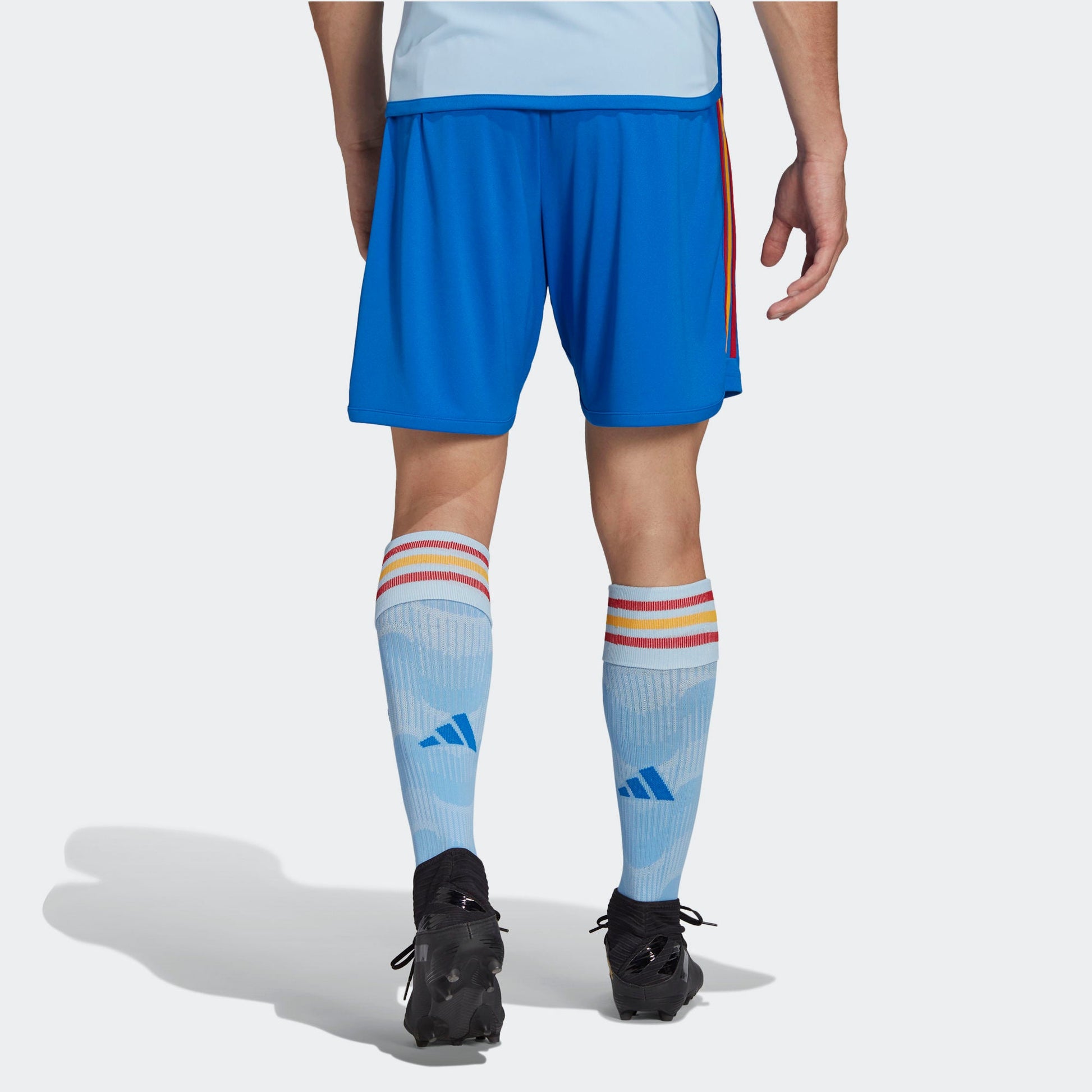 adidas Spain 2022 Away Shorts Asia Sizing 'Blue' HE2025