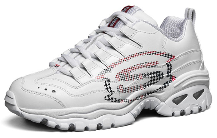 (WMNS) Skechers Energy Printing Running Shoes White/Red/Blue 149052-WNVR