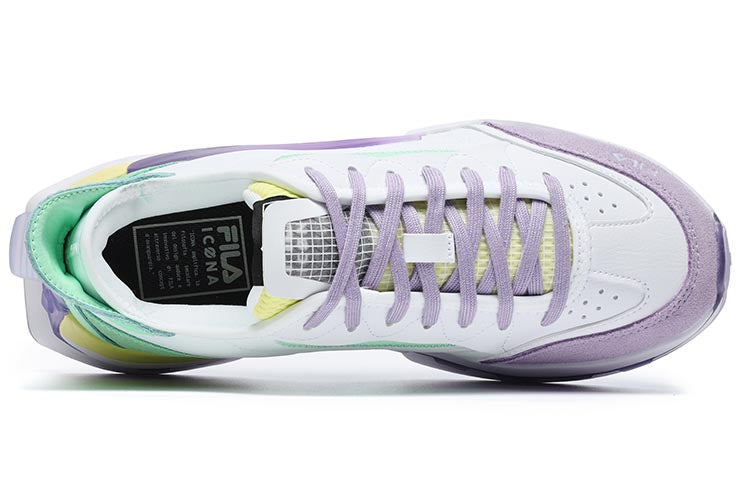 (WMNS) FILA KM Shoes 'White Purple Aqua' F12W233113FWP