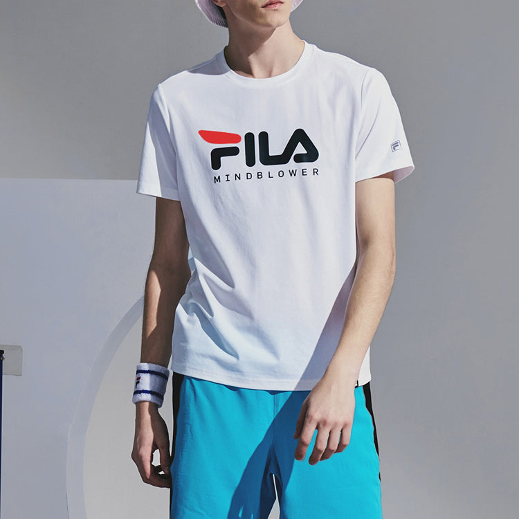 FILA Alphabet Printing Short Sleeve White A11M022103F-WT