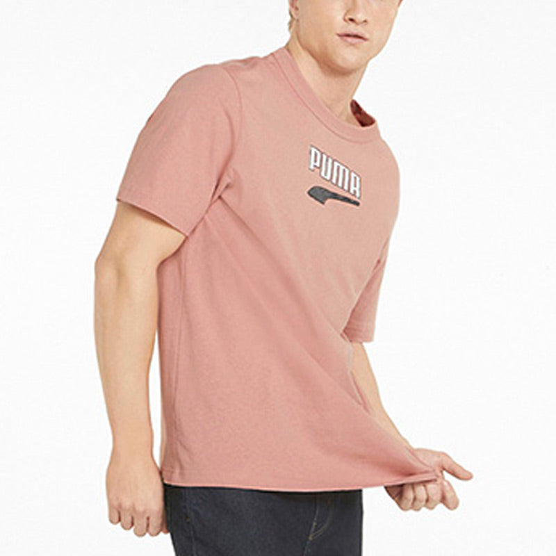 PUMA Downtown Logo Tee 'Pink' 535359-24