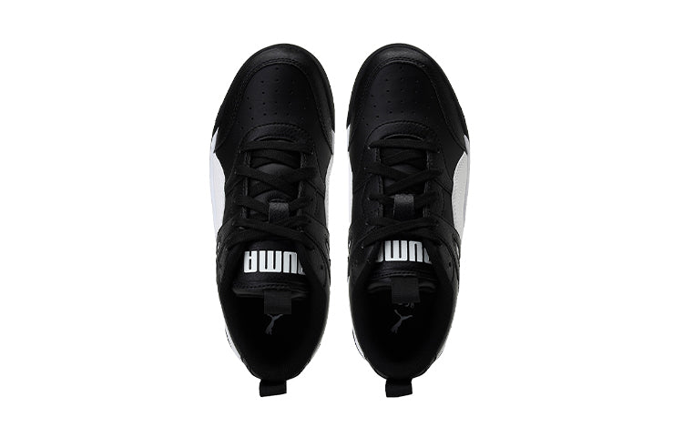 PUMA Backcourt Imeva (Big Kids) Shoes Black/White 374406-01