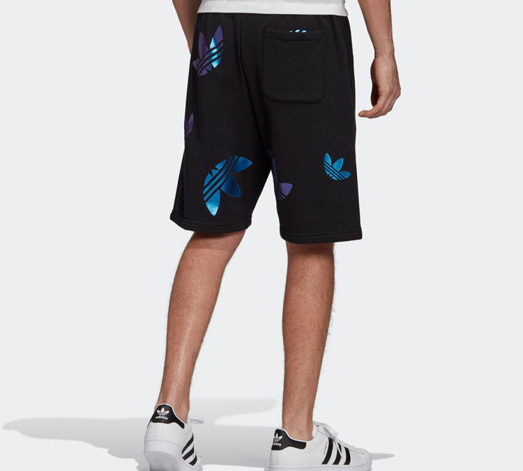 adidas originals Blue Logo Printing Casual Shorts Black GD0984