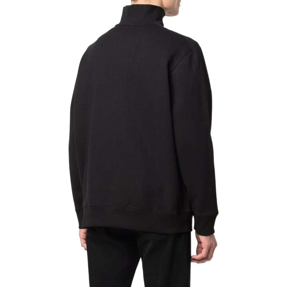PUMA x Maison Kitsun Half Zip Sweater 'Black White' 532322-01
