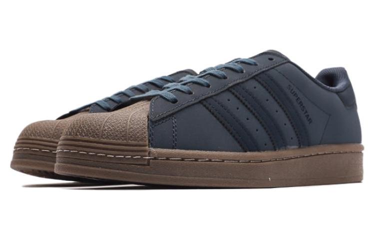 adidas Superstar Shoes Canvas 'Navy Gum' GW6226