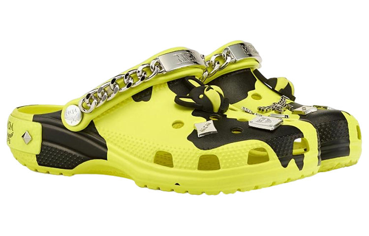 Crocs x MCM Camouflage Print Clogs 'Neon Yellow' MEXCSMM27YN