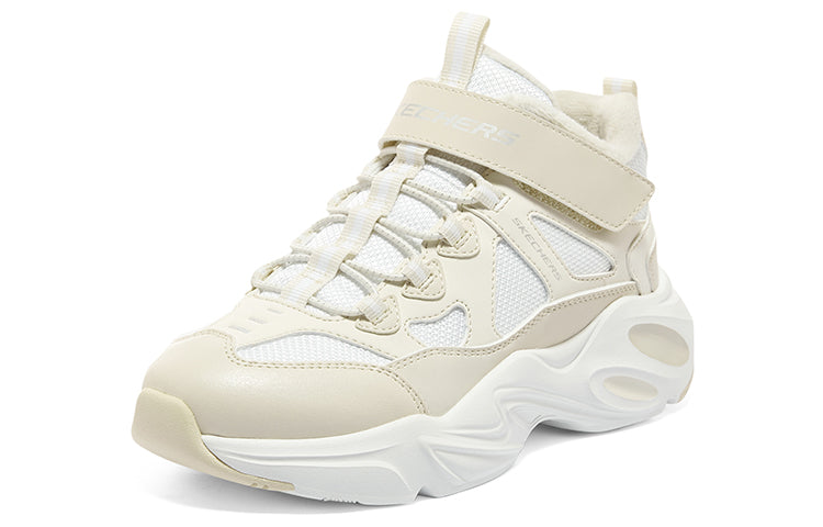 (GS) Skechers Sport Shoes 'Beige White' 303902L-NAT
