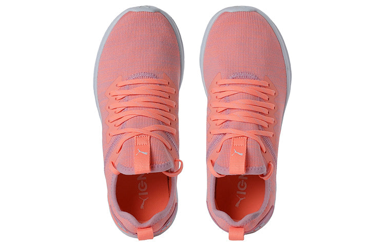 (WMNS) PUMA Ignite Flash Evoknit 'Pink White Orange' 190511-15
