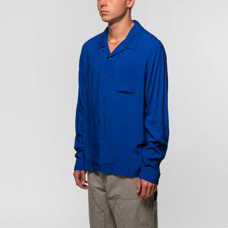 Stussy Big Poppy Ls Shirt 'Blue' 1110145