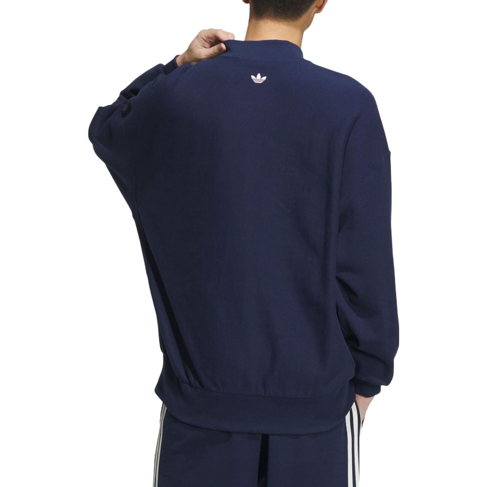 adidas Originals x Notitle Crew Sweatshirt 'Navy' IN1089