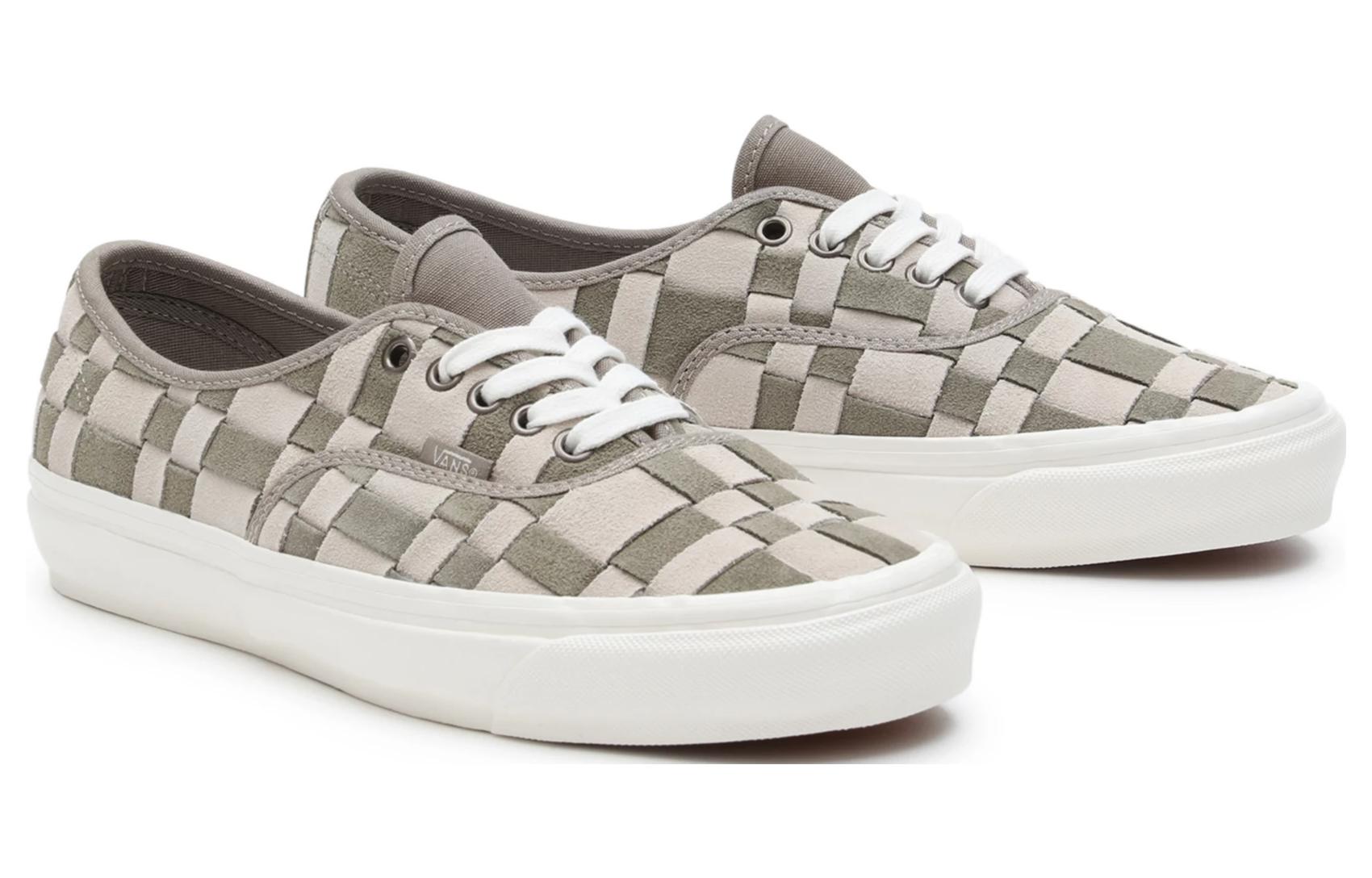Vans Authentic Woven Check 44 DX 'Grey White' VN0A4BVYBKL