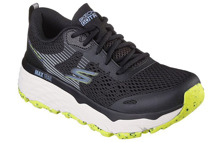 (WMNS) Skechers Max Cushioning Elite Trail 'Black Lime' 129147-BKLM