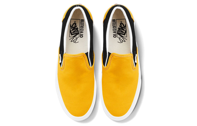 Vans Slip-On Black Yellow Unisex 'Black Yellow' VN0A4BV3068