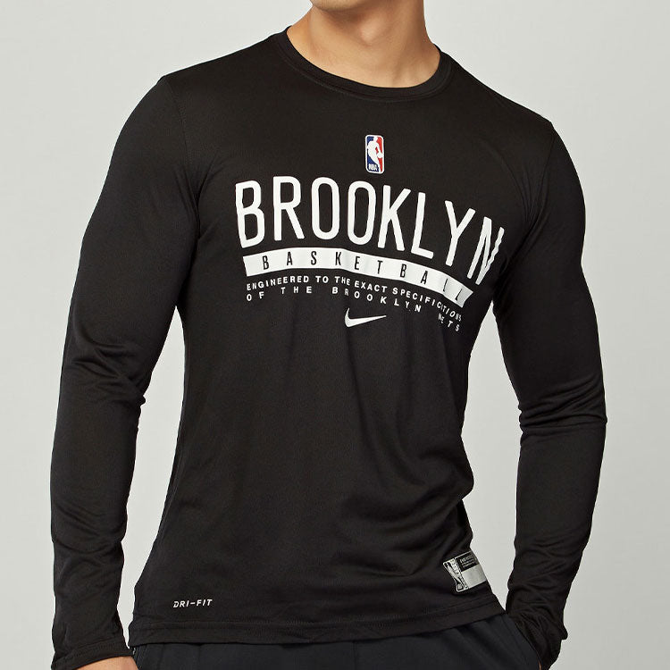 Nike Brooklyn Nets Training Long Sleeves Black CK8295-010