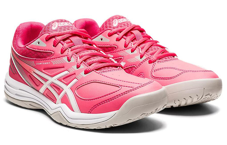 (WMNS) ASICS Court Slide 2 'Pink White' 1042A149-700