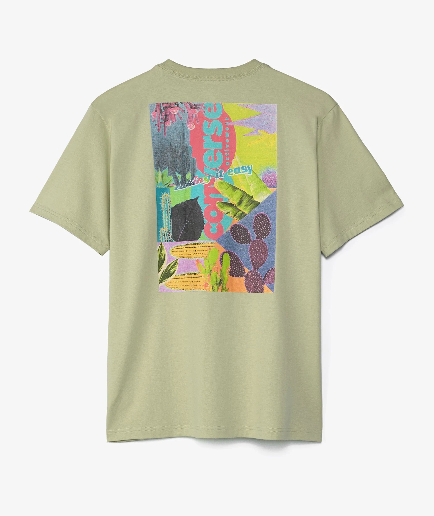 Converse Neon Nature Graphic T-Shirt Asia Sizing 'Light Green' 10023463-A03
