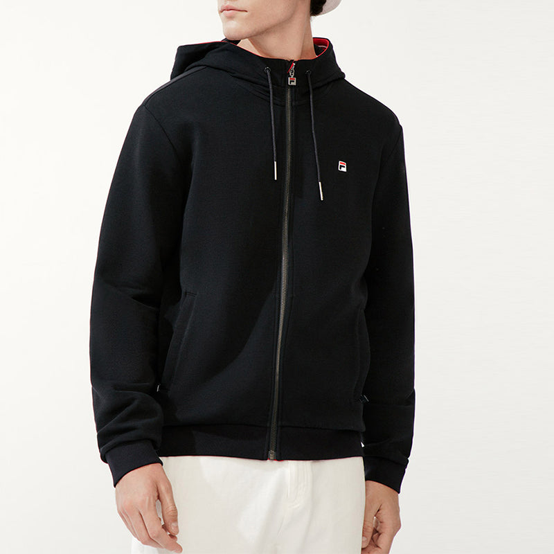 FILA Knit Minimalistic Hooded Jacket Blue F11M011509F
