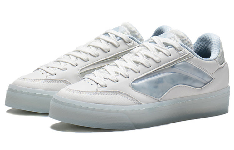 (WMNS) Li-Ning 180 Low Cozy Skateboarding Shoes Frost White AECS018-1