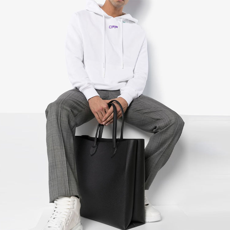 Off-White Horror kiss Printing Ordinary Version White OMBB034S20E300070188