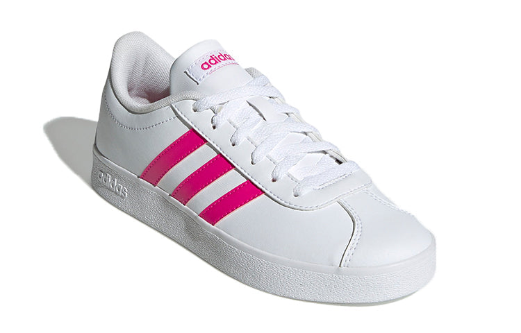 (GS) adidas VL Court 2.0 K 'White Pink' EG6155