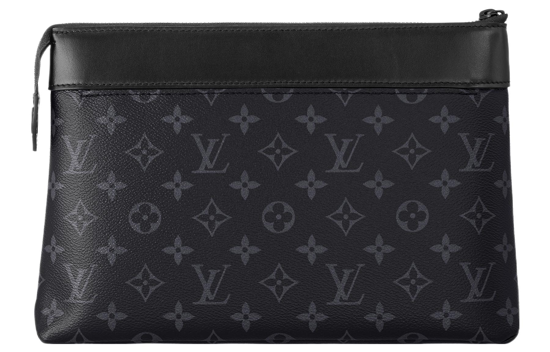 LOUIS VUITTON Pochette Voyage Souple Monogram Eclipse 'Black' M82543