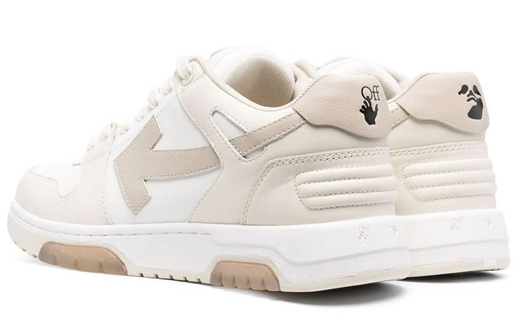 Off-White Out Of Office Low-Top Sneaker 'Beige White' OMIA189F21LEA0050163