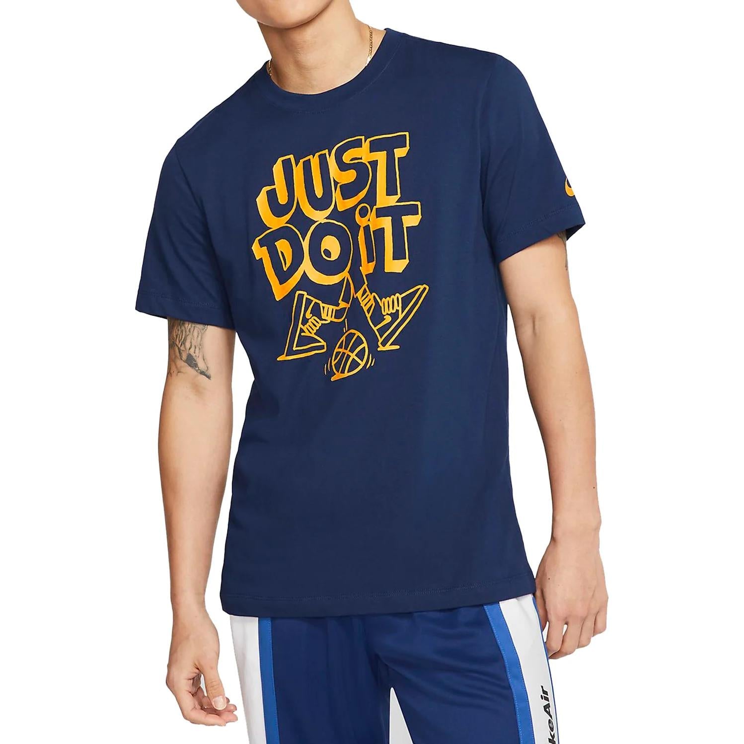 Nike Dri-FIT Just Do It Basketball T-Shirt 'Blue Void' CD1284-492