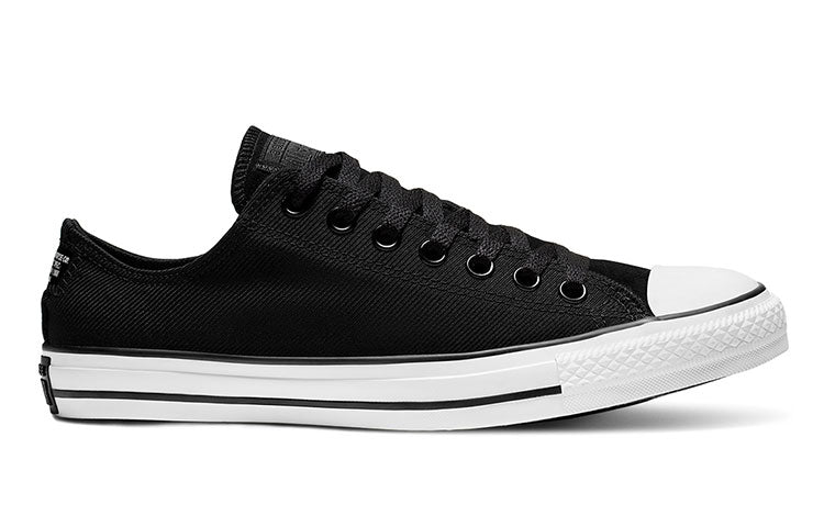 Converse Heavy Gauge Twill Chuck Taylor All Star Low Top 'Black White' 166240C