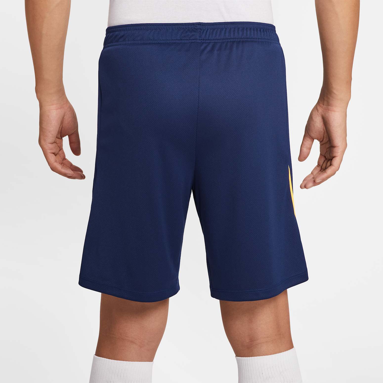 Nike Strike Dri-Fit Soccer Shorts 'Blue Void Laser Orange' FN2402-494