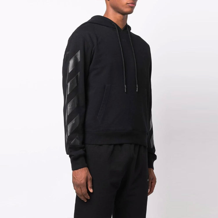 Men's Off-White FW21 Arrow Pattern Detail Black OMBB034F21FLE0041010