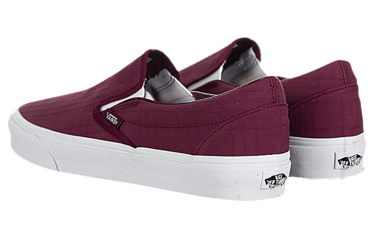 Vans Unisex Slip-on Shoes Deep-Wine Wine Red VN0A4U38WVF