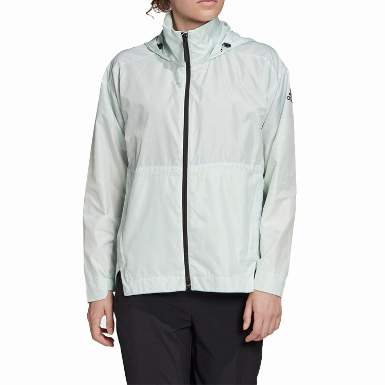 (WMNS) adidas Minimalistic Sports Hooded Jacket Green FI0629
