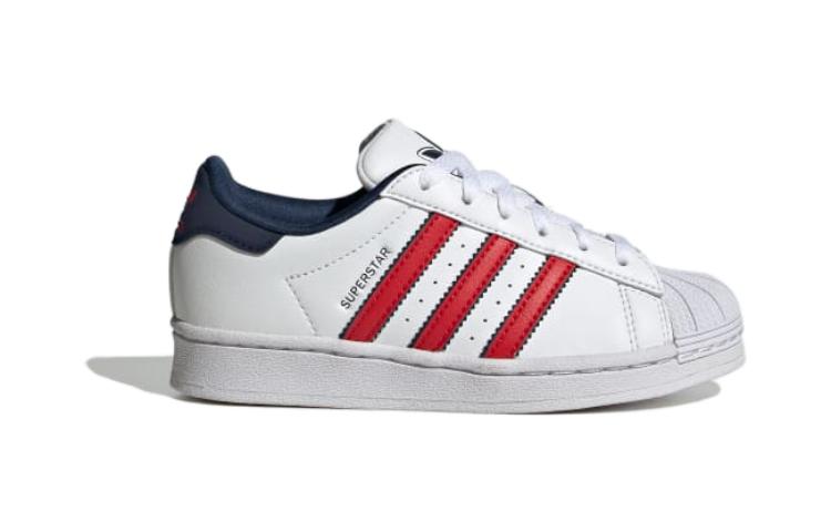 (PS) adidas Superstar 'White Scarlet Indigo' IG0255