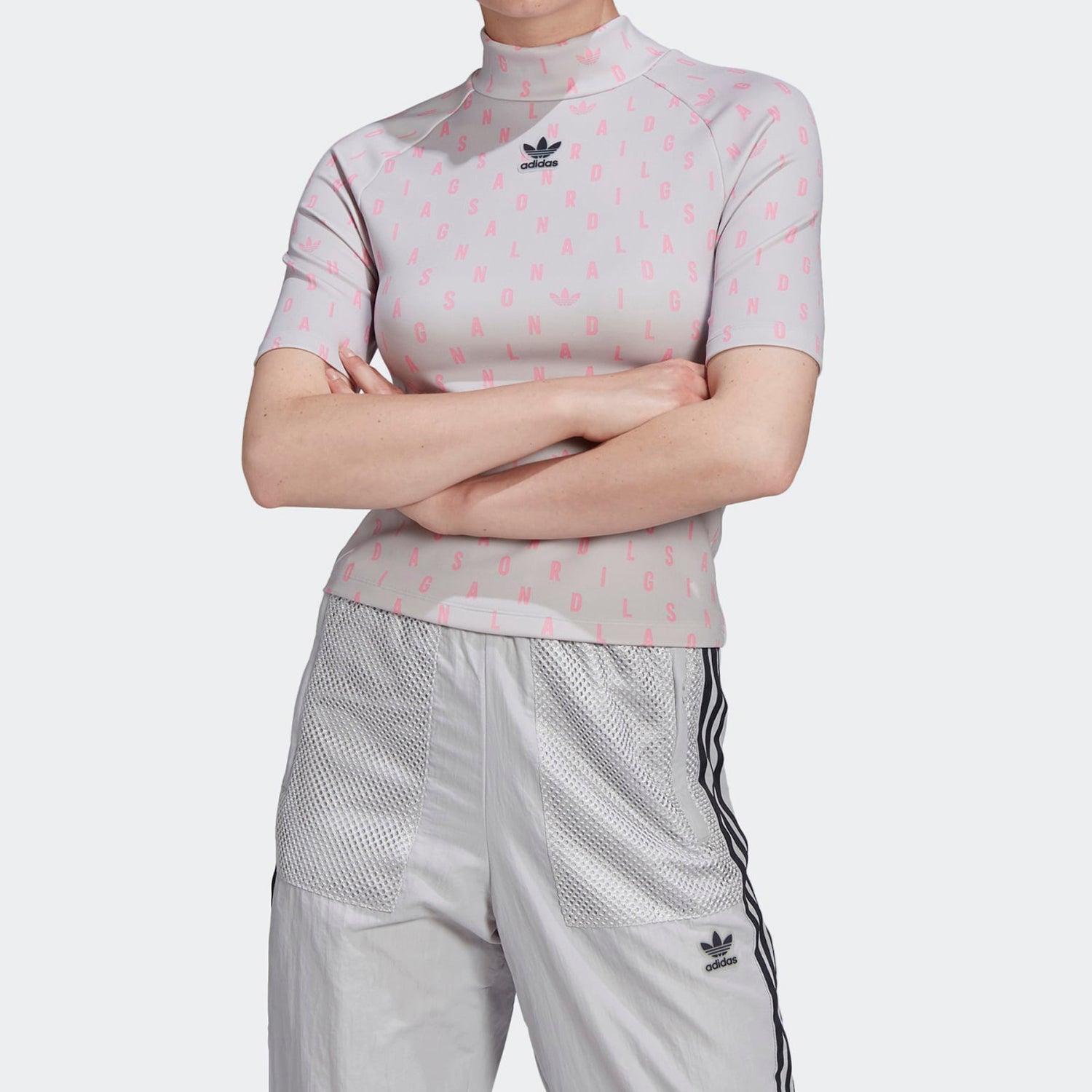 (WMNS) adidas originals Logo Printing Boss Grey GP3089