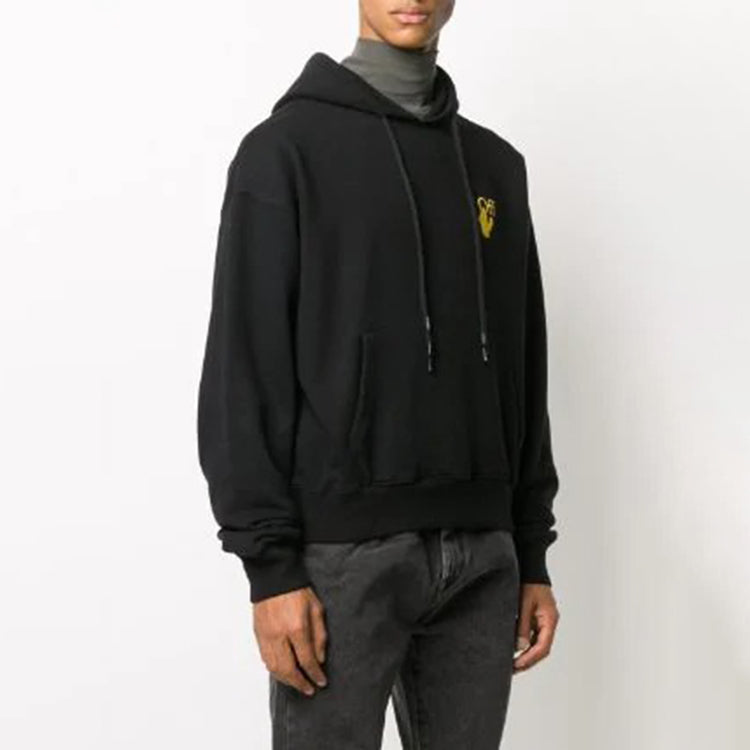 Men's Off-White Logo Printing Black OMBB037F20FLE0031016