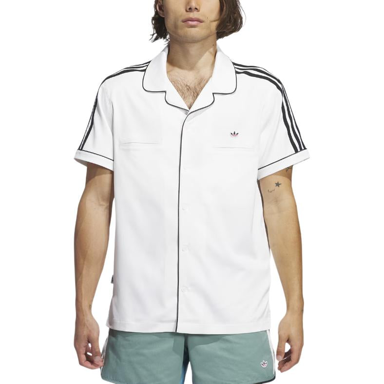 adidas x CLOT Bowling Shirt Asia Sizing 'White' IY8685