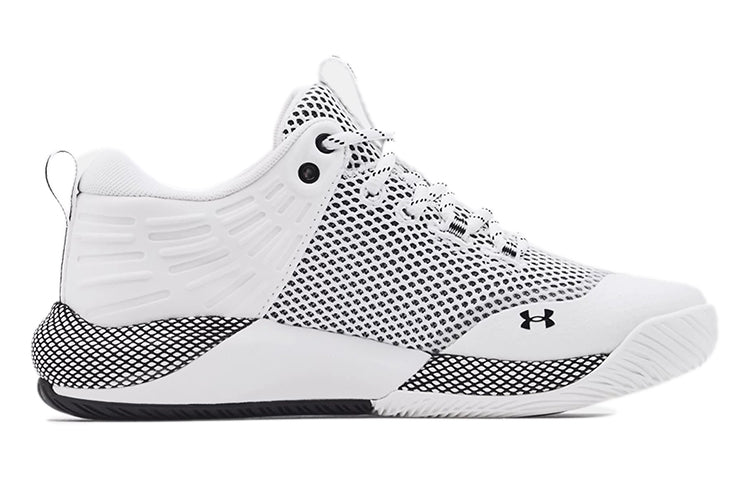 (WMNS) Under Armour HOVR Block City 'White Black' 3023709-101