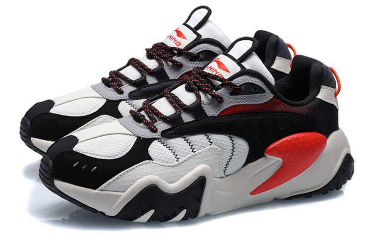 Li-Ning X-Claw Lite Low 'Black White Grey' AGLQ107-4