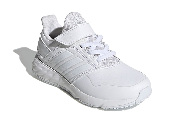 (GS) adidas Fortafaito Elastic Laces Top Strap K 'White' FY6665