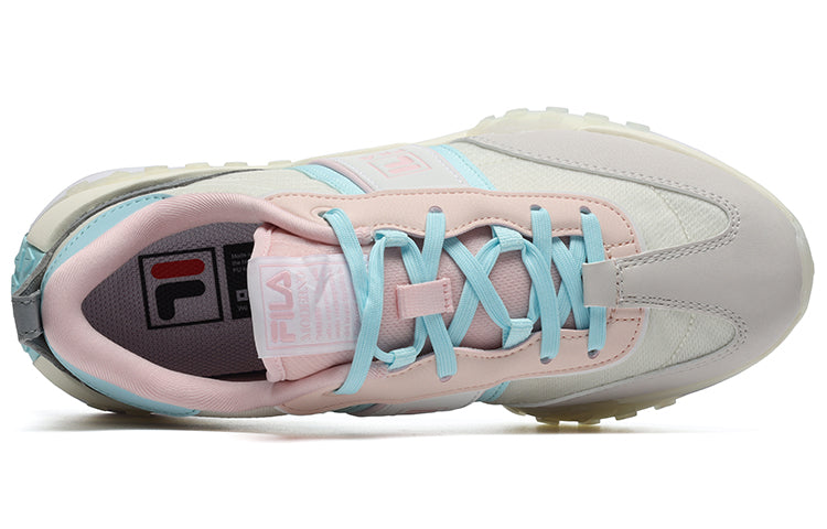 (WMNS) FILA Brick Sneakers 'Grey Blue Pink' F12W231125FSB