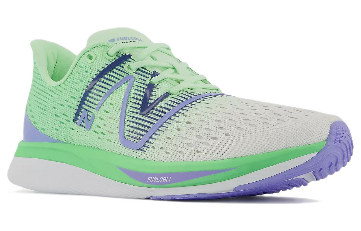 (WMNS) New Balance FuelCell Super Comp Pacer 'Green White Purple' WFCRRLW