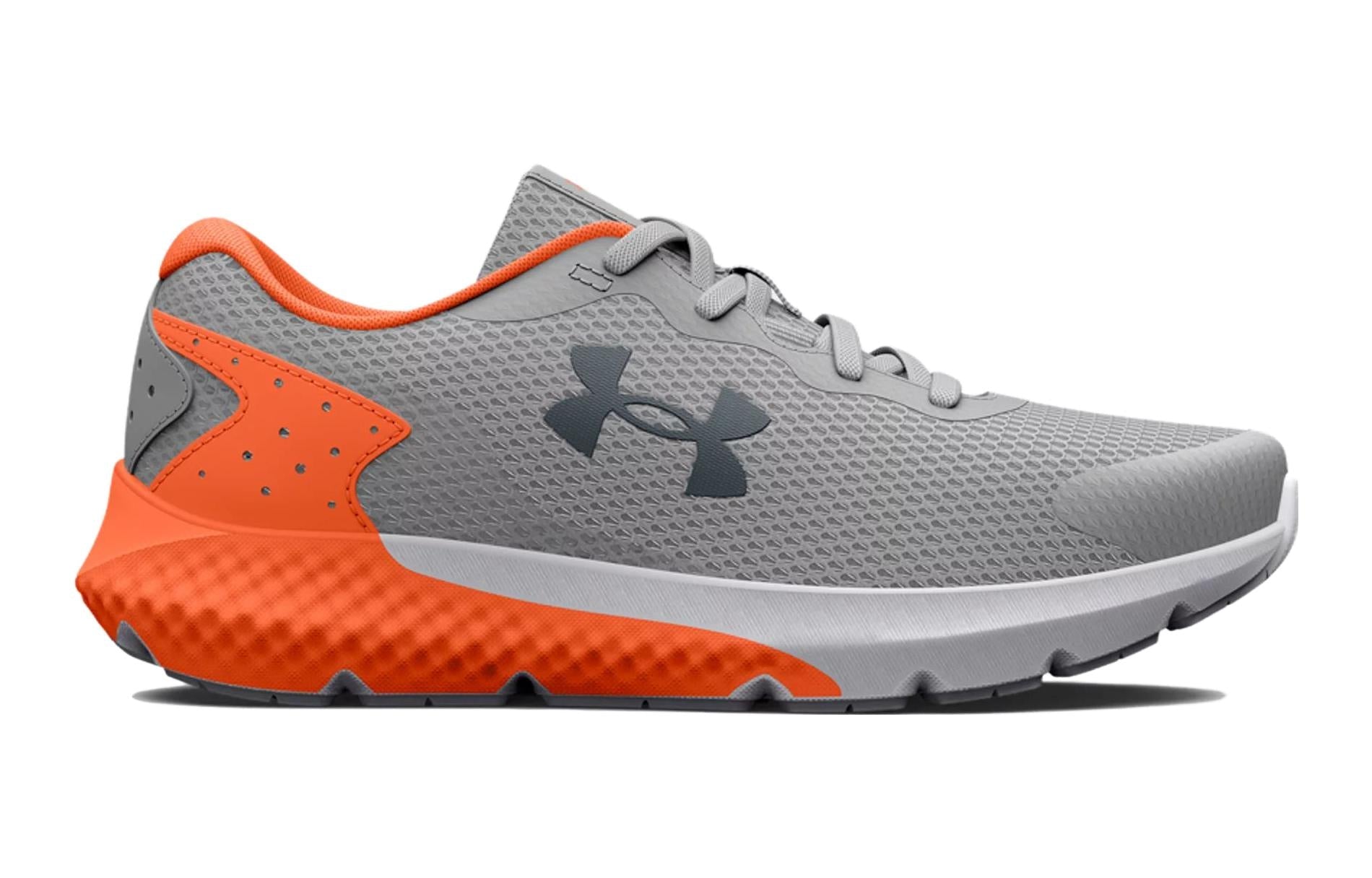 (PS) Under Armour Charged Rogue 3 'Grey Orange Blast' 3024982-103