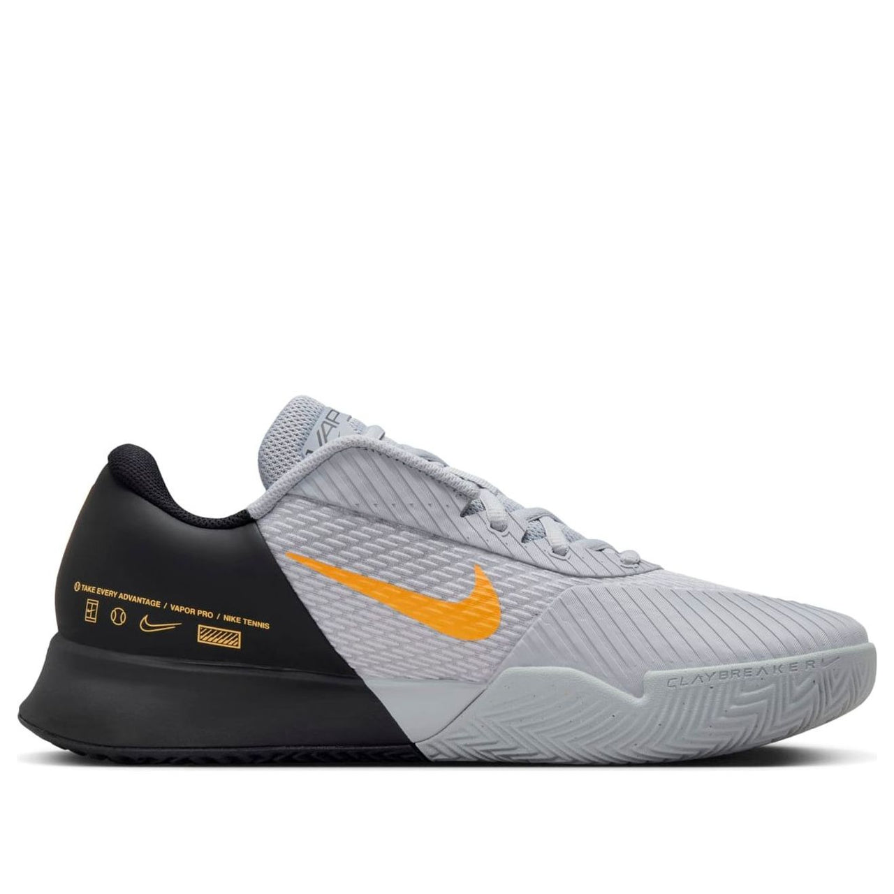 Nike Court Air Zoom Vapor Pro 2 'Wolf Grey Laser Orange' DV2020-005