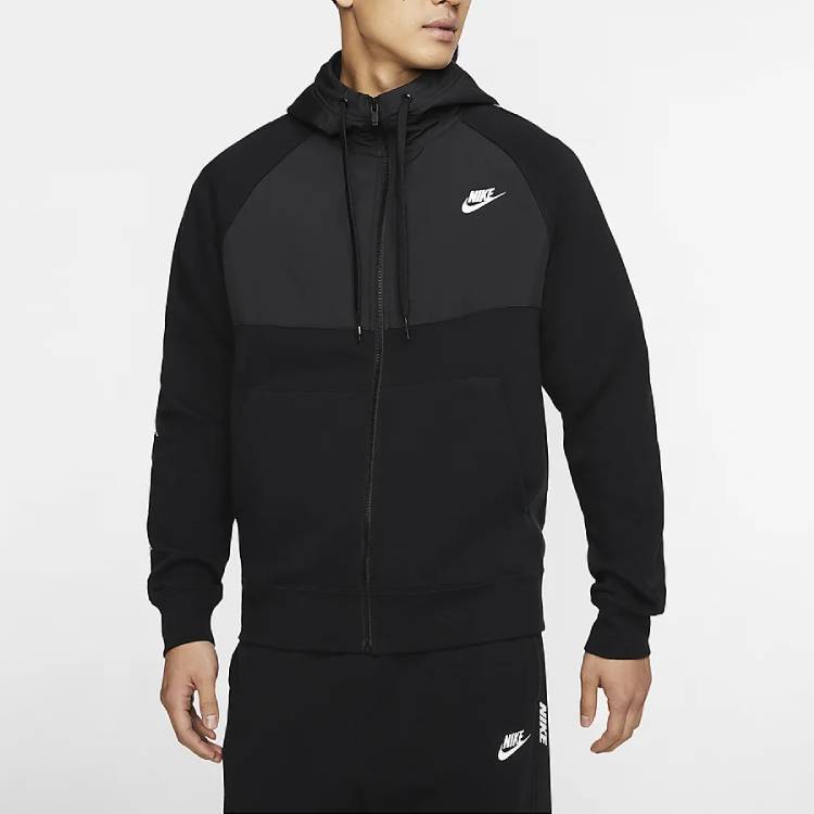 Nike As Sportswear Ce Fz Bb Hybri 'Black' CJ4416-010