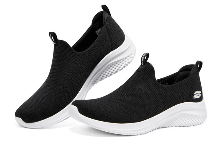 (WMNS) Skechers Ultra Flex 3.0 'Black White' 149858-BKW