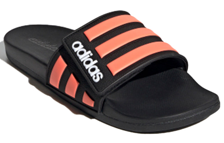 adidas neo Adilette Comfort Adj 'Black Pink' EH2848